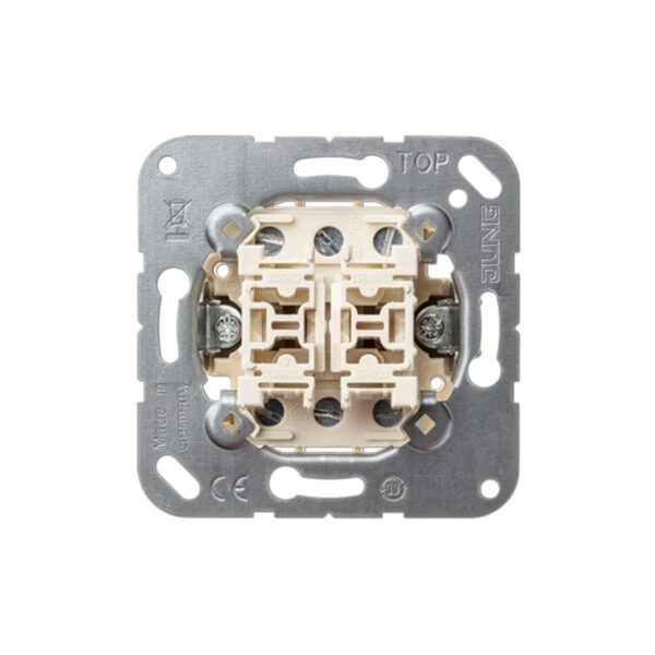 Pulsador doble, Doble conmutador, 10 A 250 V ~