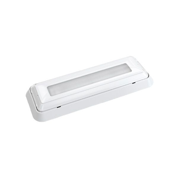 Luminaria emergencia DUNNA normalux autotest 200lm 230V 1h no permanente 322x120x45mm blanco