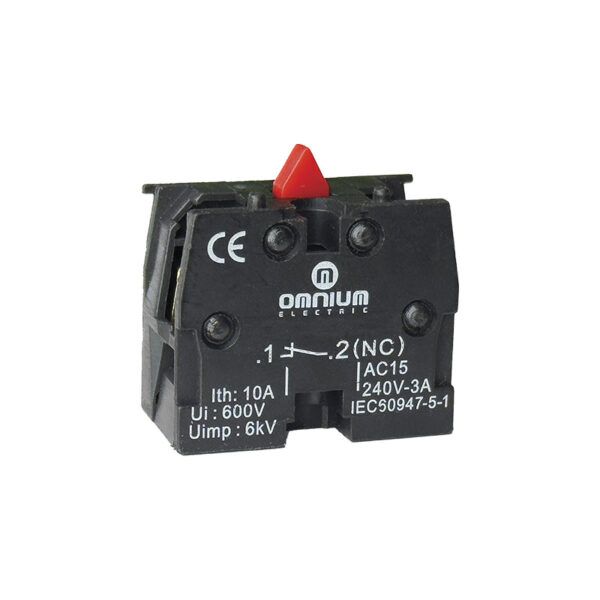 Contacto para interruptor 1NC