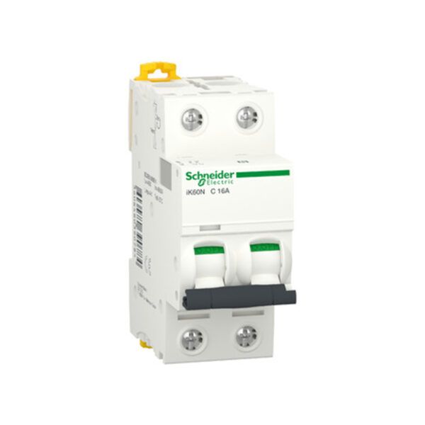 Interruptor magnetotérmico, Acti9 iK60N, 2P, 16A, Curva C, 6000A