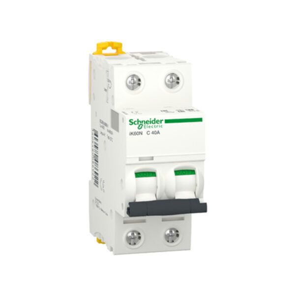 Interruptor magnetotérmico, Acti9 iK60N, 2P, 40A, Curva C, 6kA