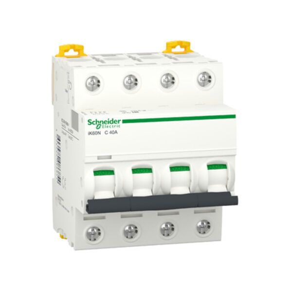 Interruptor magnetotérmico, Acti9 iK60N, 4P, 40A, Curva C, 6kA
