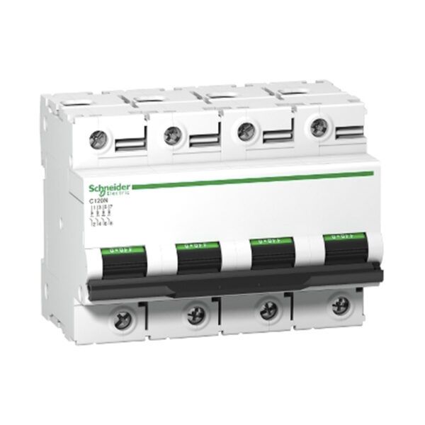 Interruptor magnetotérmico; Acti9 C120N; 4P; 80 A; curva C; 10000 A/10 kA