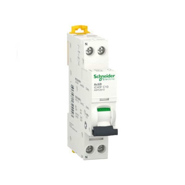 Interruptor magnetotérmico, Acti9 iC40F, 1P+N, 10A, Curva C, 6kA