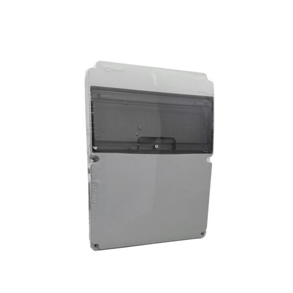 Caja de distribución modular con tapa para 11 módulos en superficie 220x300mm; IP66; ABS; libre halogenos