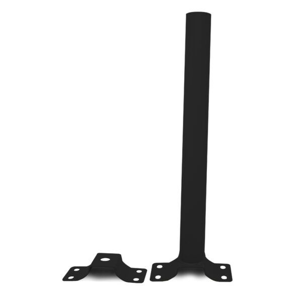 SOPORTE PARED PARA FAROLA SOLAR FRL-046/047 PARA BASE Ø50MM NEGRO