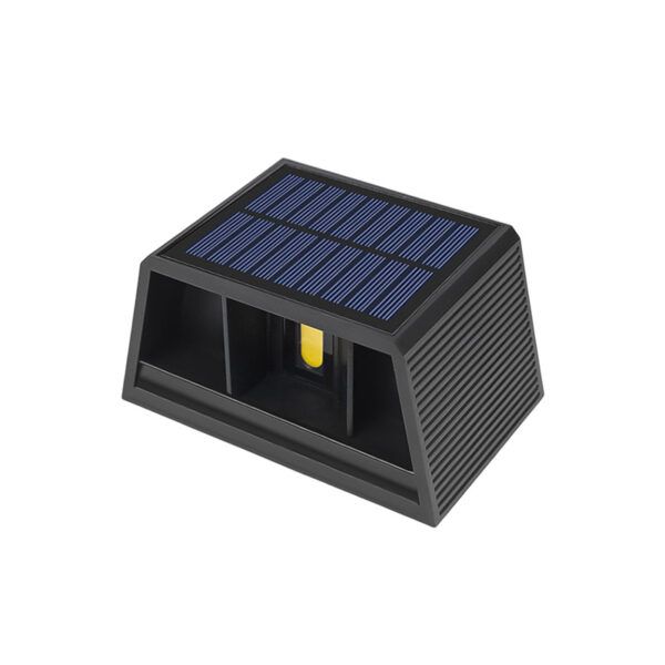 APLIQUE EXTERIOR PLASTICO SOLAR PARED UP/DOWN 3000K ANGULO AJUSTABLE, 130x85x62mm, IP65, 100º, 150Lm