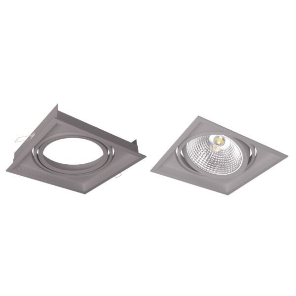 ARO BIONIQ CUADRADO ORIENTABLE P/QR-111 CROMO MATE