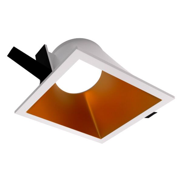 ARO AXIS D95 CUADR.L97W95x60 EMPOT. BLANCO-ORO MAT