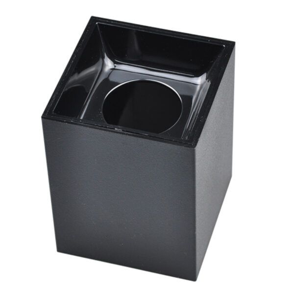 ARO PLS-76-100 CUADRADO GU10 SUP. NEGRO