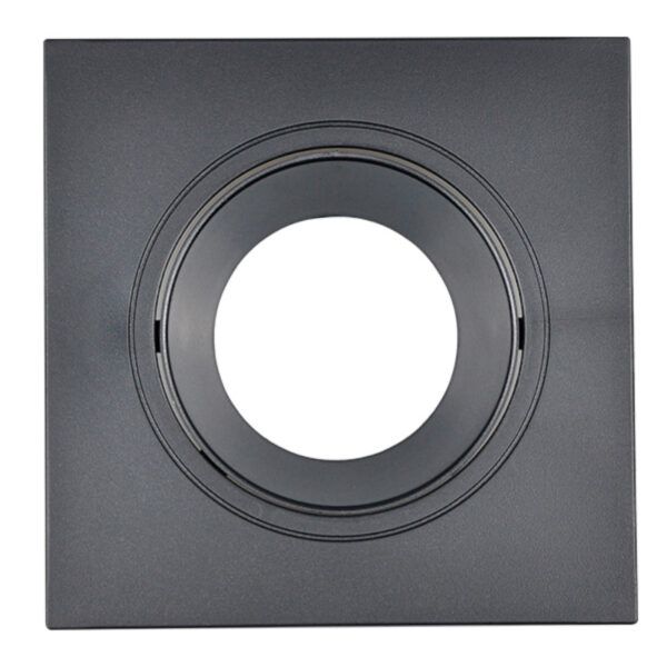 ARO PLS-90-25 CUADRADO GU10 BASC. NEGRO