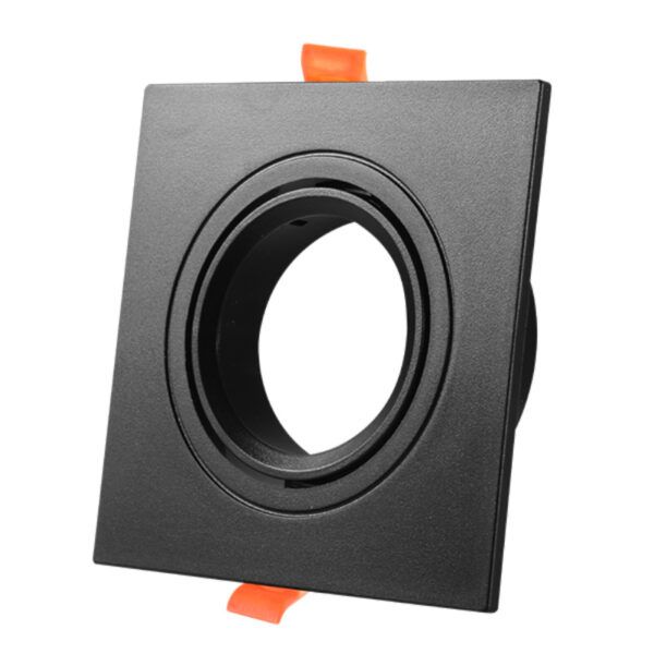 ARO PLS-93-29 CUADRADO GU10 BASC. NEGRO