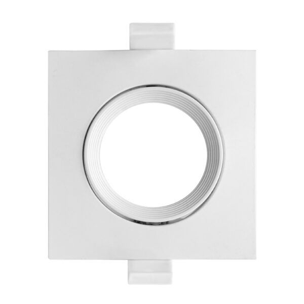 ARO PLS-85-40 CUADRADO GU10 BASC. BLANCO