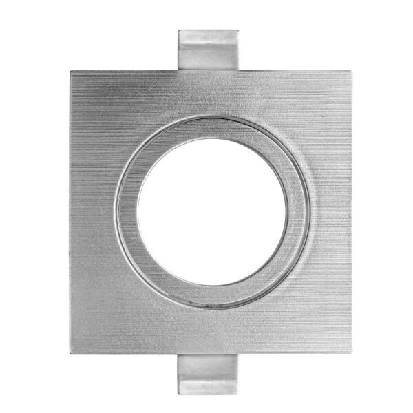 ARO PLS-85-40 CUADRADO GU10 BASC. ALUM.BRUSHED