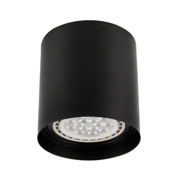 ARO ALUMINIO-142 REDONDO PAR30 NEGRO