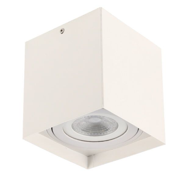 ARO ALUMINIO-137 CUADRADO QR111 BLANCO