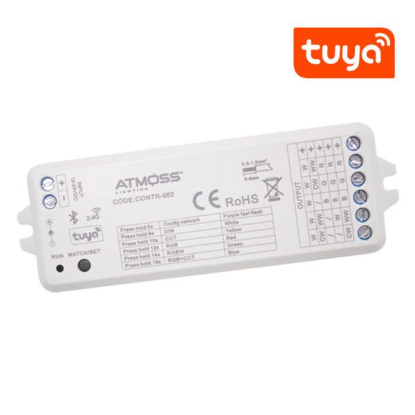 CONTROLADOR LED TIRA(5*1)RGB+W+CCT 3A*CH BLUETOOTH