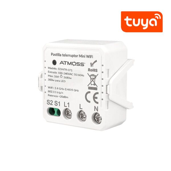 PASTILLA TELERRUPTOR MINI WIFI 16A_230V - 300W LED