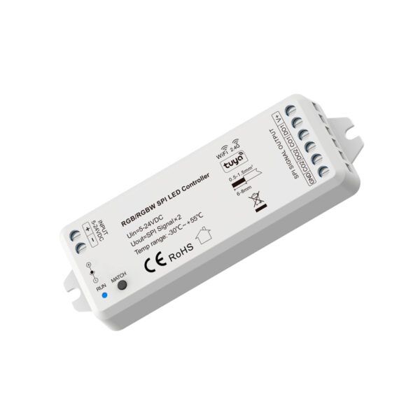 CONTROLADOR LED 8A RGB/RGBW DIGITAL SPI