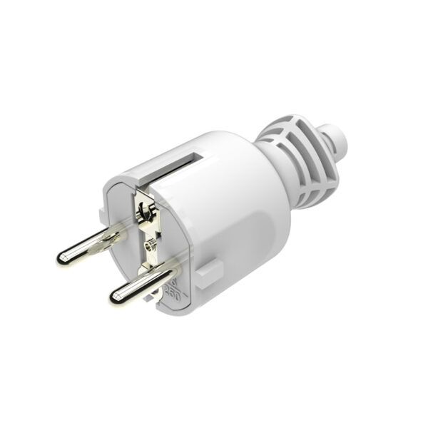 CLAVIJA SCHUKO AEREA MACHO 16A BLANCO
