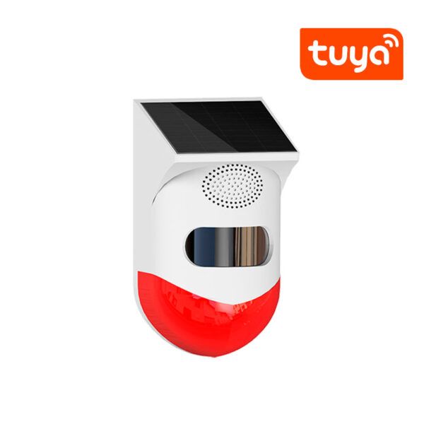 ALARMA SEGURIDAD SENSOR MOVIMIENTO SOLAR WIFI