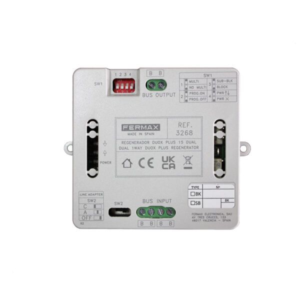 Regenerador DUAL DUOX PLUS 1S instalación atornillada o en carril DIN