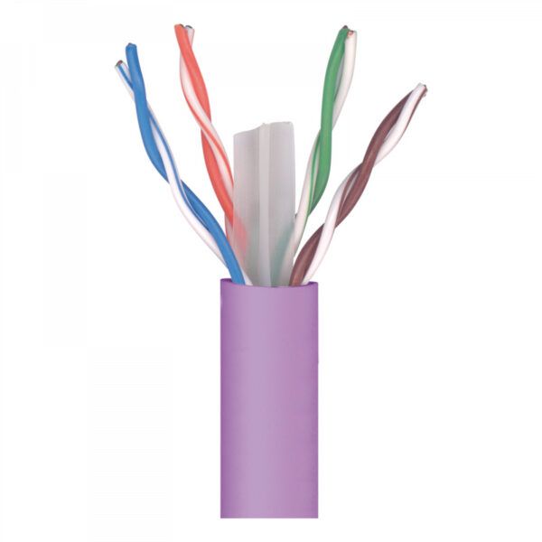 Cable datos DK6000 U/UTP Dca Cu 23AWG CAT6 LSFH 305m violeta