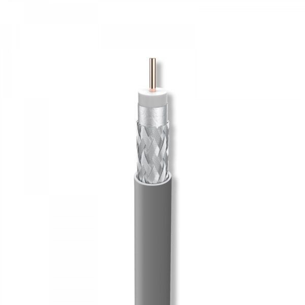 Cable coaxial CXT LSFH Dca/A 19AtC cobre/aluminio LSFH 250m gris