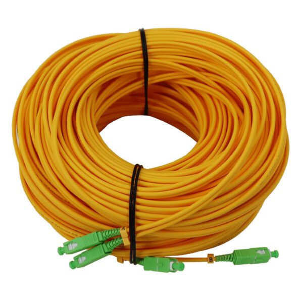 Latiguillo Duplex fibra óptica SM interior LSFH Dca SC/APC 35m