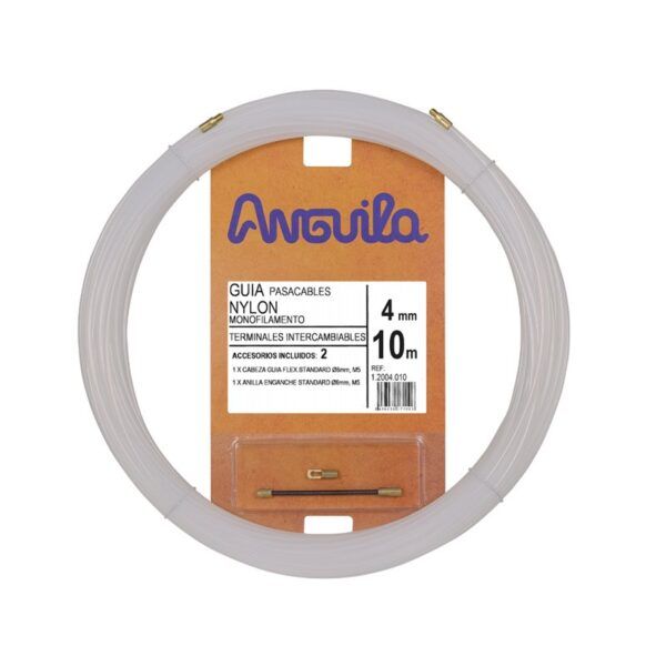 Pasacables intercambiable nylon 4mm 10m natural