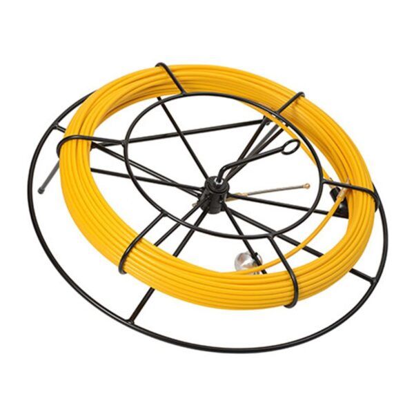 Pasacables fibra autoenergética 9mm 40m H720 amarillo