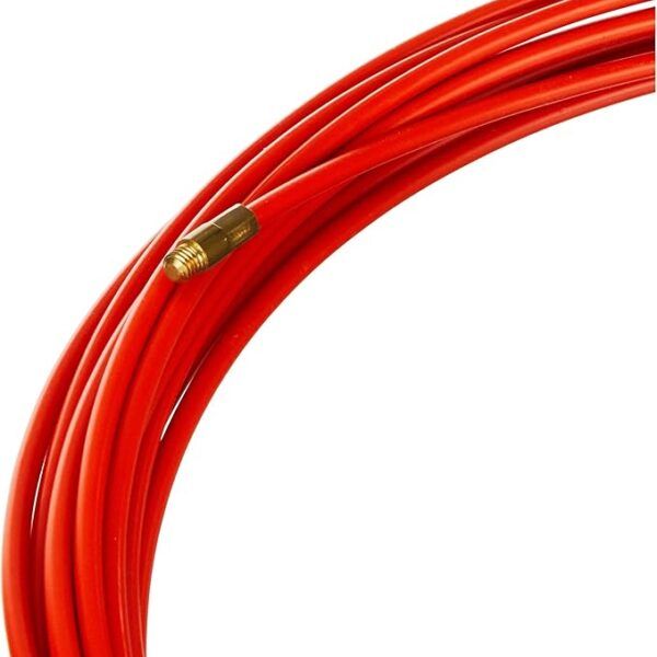 Pasacables cordón acero / polipropileno 4mm 15m naranja