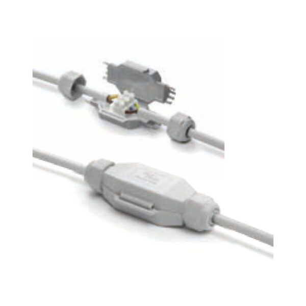 Mini torpedo con gel FRED IP68 con regleta 3x4mm gris (Blister 1u)