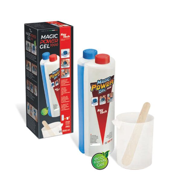 Gel aislante bicomponente MAGIC POWER GEL botella bicompartimentada 2x500cc