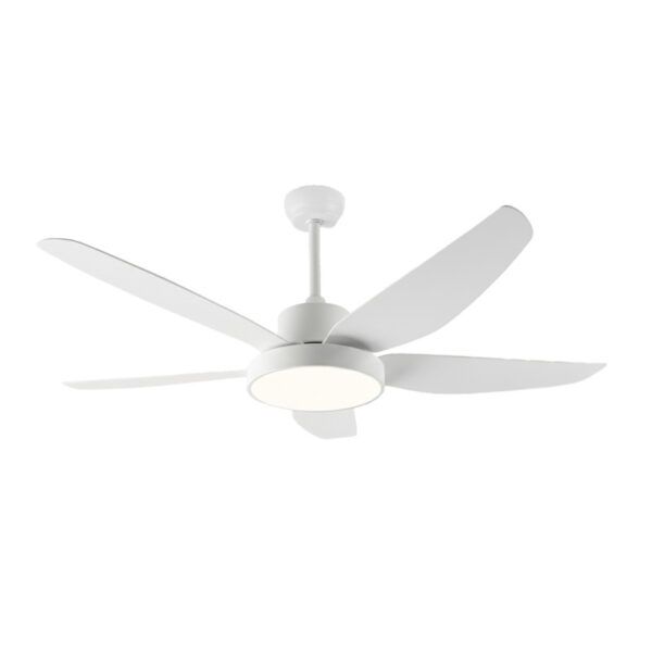 Ventilador de techo LED Ø137; motor DC; con 5 aspas; GALANT; 24W; blanco CCT